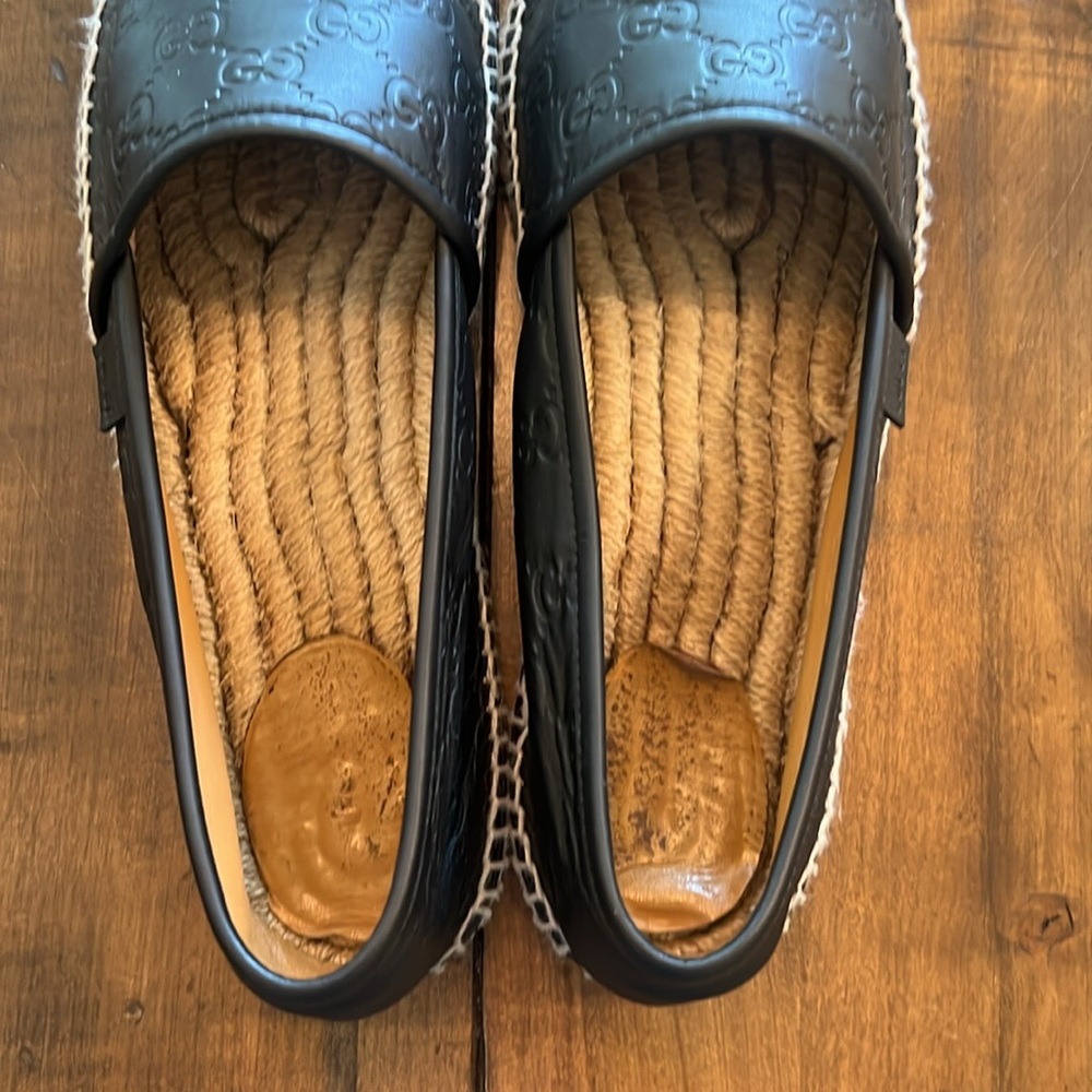 Men’s/Women’s Gucci GG Leather Espadrilles (42) - Picture 7 of 11
